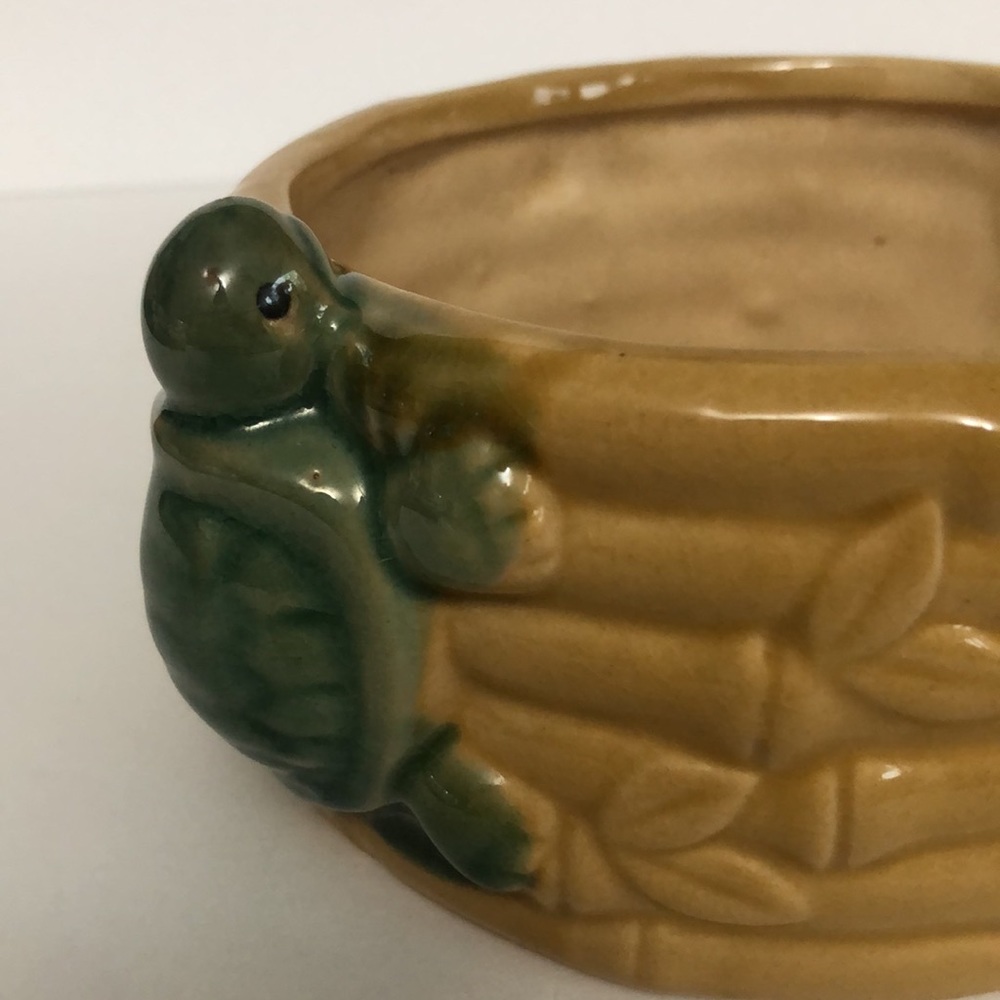 Vintage Costa Farms Bamboo Turtle Planter - Picture 4 of 12